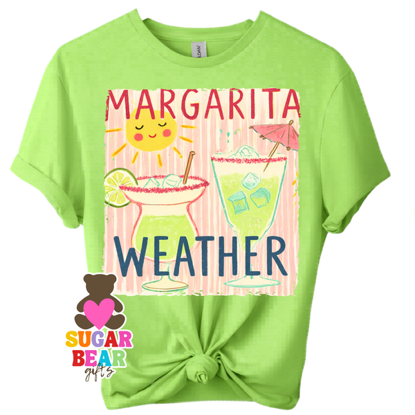 Adult Margarita Weather T-Shirt