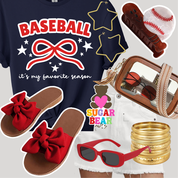 BASEBALL It's My Favorite Season Adult T-Shirt