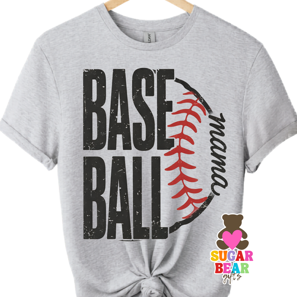 Baseball MAMA Adult T-Shirt