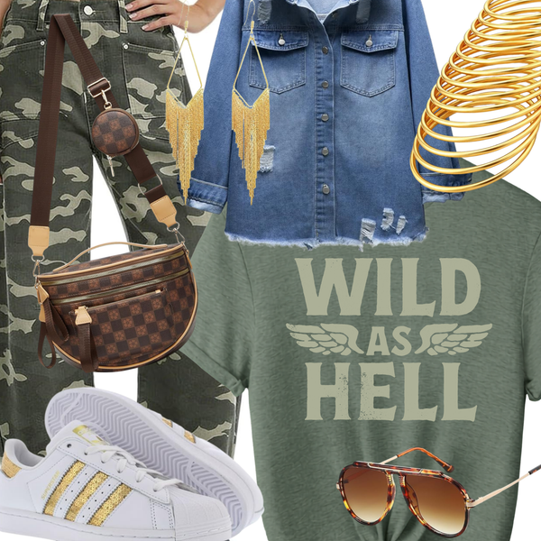 Wild As Hell Adult T-Shirt