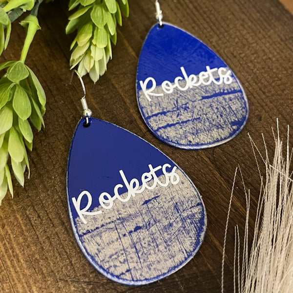 Robinson Rockets Game Day Earrings