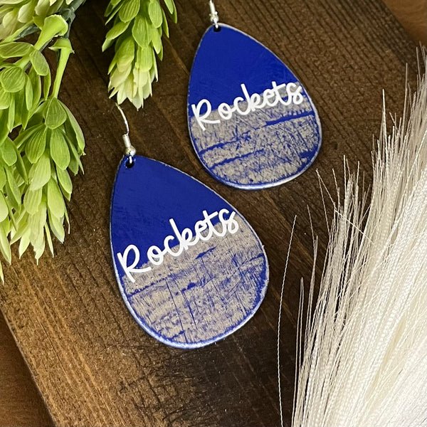 Robinson Rockets Game Day Earrings