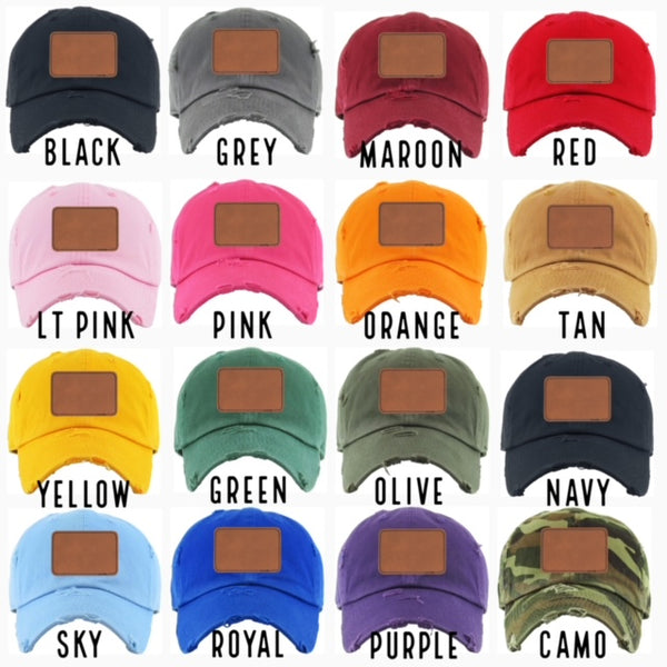 Custom Patch Vintage Baseball Hat